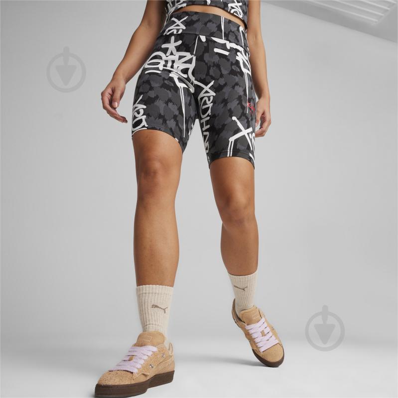 Велосипедки Puma X X-GIRL AOP SHORT TIGHTS 7"" 62472101 р. M разноцветный - фото 3