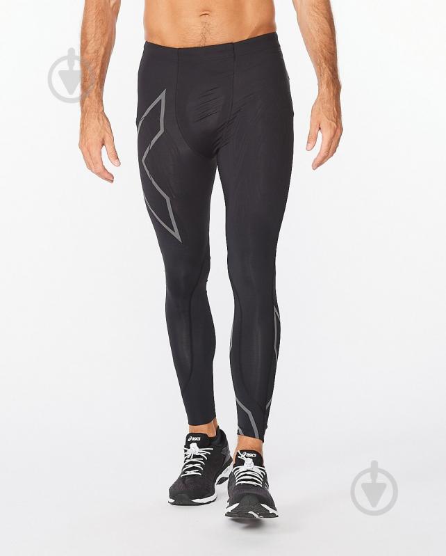 Тайтсы 2XU Light Speed Compression Tights MA5305b_BLK/BRF р.2XL черный - фото 1