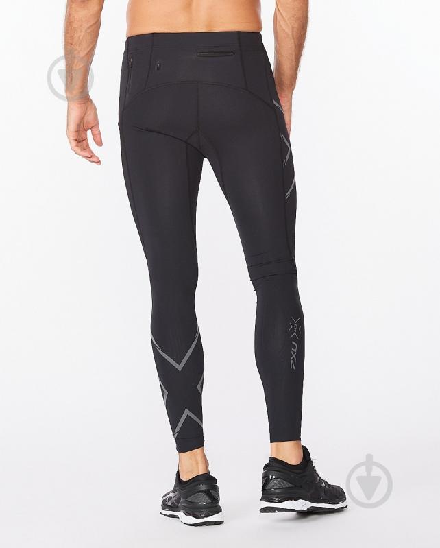 Тайтсы 2XU Light Speed Compression Tights MA5305b_BLK/BRF р.2XL черный - фото 3