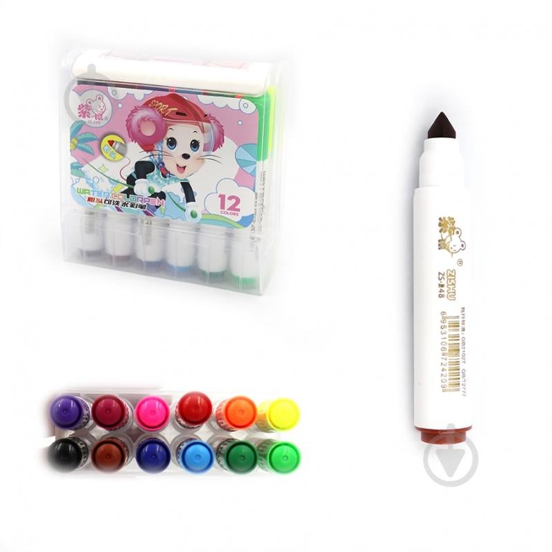 Набор фломастеров 248-12 Mouse толстый наконечник 95 мм 12 цветов Josef Otten - фото 1 Набор фломастеров 248-12 Mouse толстый наконечник 95 мм 12 цветов Josef Otten - фото 1