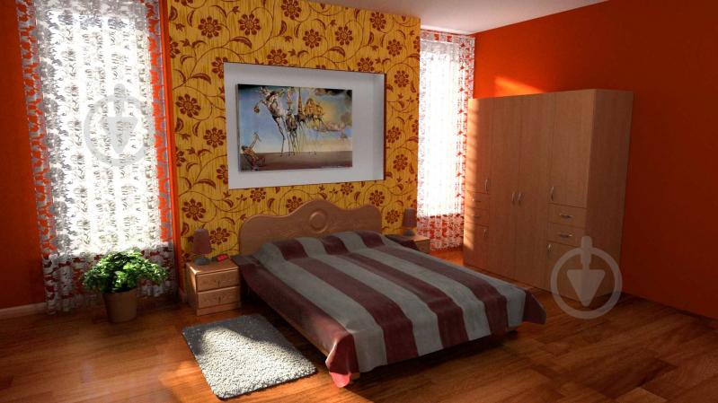 Кровать Компанит 170 МДФ 160x200 см венге - фото 2