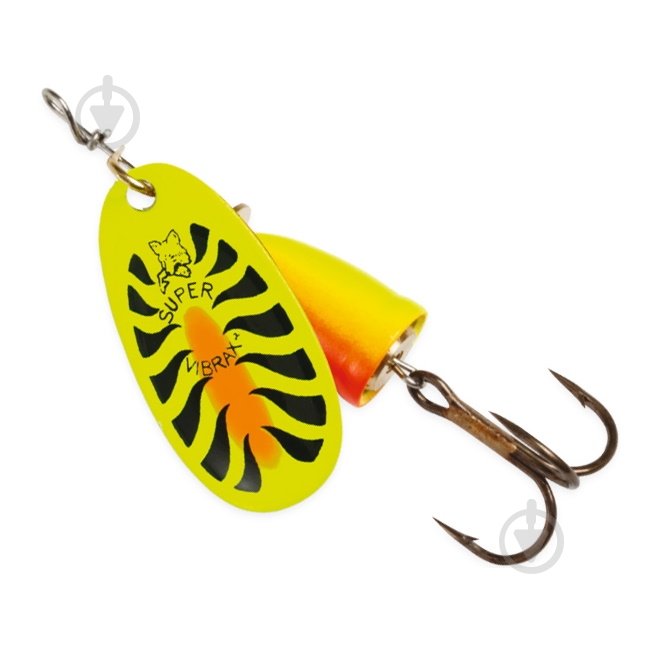 Блесна Blue Fox BFF 1 FT VIBRAX FLUORESCENT, 5см 4 г firetiger - фото 1