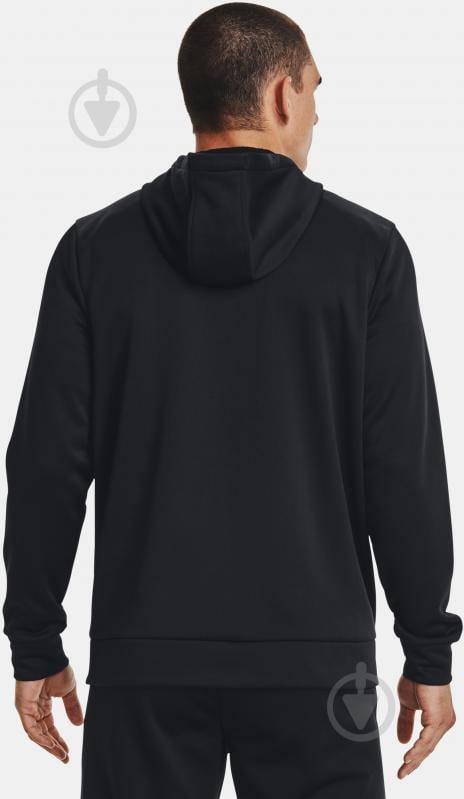 Джемпер Under Armour UA ARMOUR FLEECE FZ HOODIE 1373357-001 р.S-M чорний - фото 2