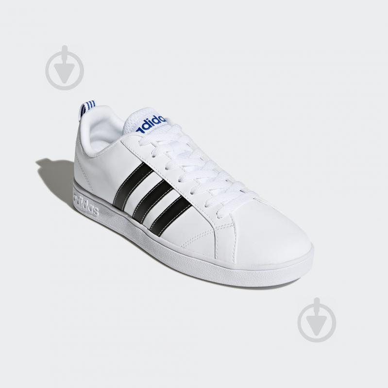 Кросівки чоловічі демісезонні Adidas VS ADVANTAGE F99256 р.42 2/3 білі - фото 4