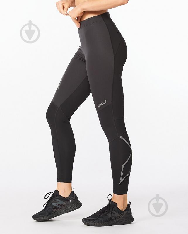 Тайтсы 2XU Ignition Shield Comp Tights WA6312b_BLK/BRF р.ST черный - фото 5