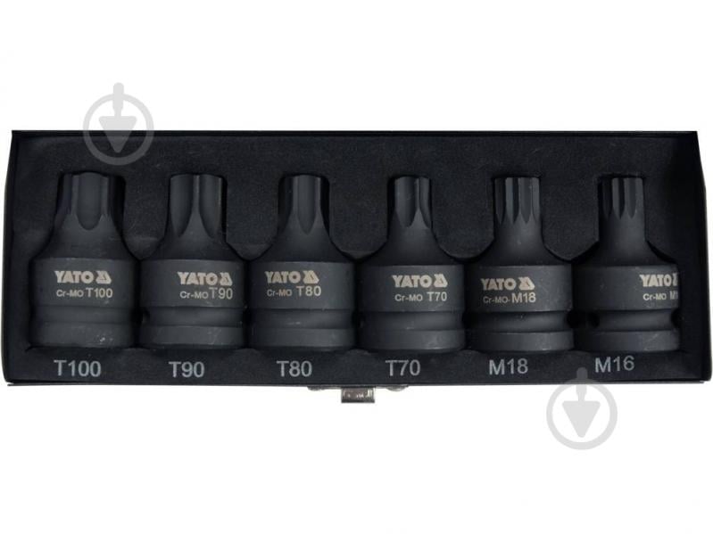 Набор бит YATO 6 шт. YT-10653 - фото 1 Набор бит YATO 6 шт. YT-10653 - фото 1