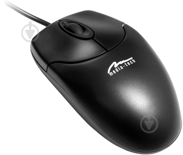 Мышка Media-Tech PS2, черная - фото 1