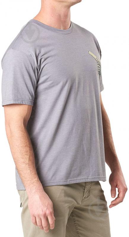 Футболка 5.11 Tactical Cold Hands 45 Tee 41191EA р. XL Grey Heather - фото 2