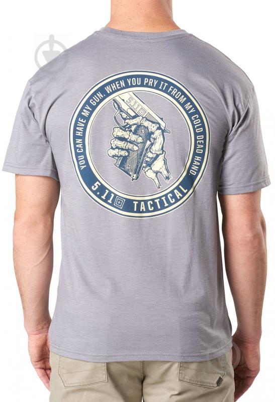 Футболка 5.11 Tactical Cold Hands 45 Tee 41191EA р. XL Grey Heather - фото 3