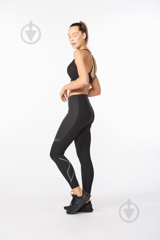 Тайтсы 2XU Ignition Shield Comp Tights WA6312b_BLK/BRF р.XS черный - фото 6