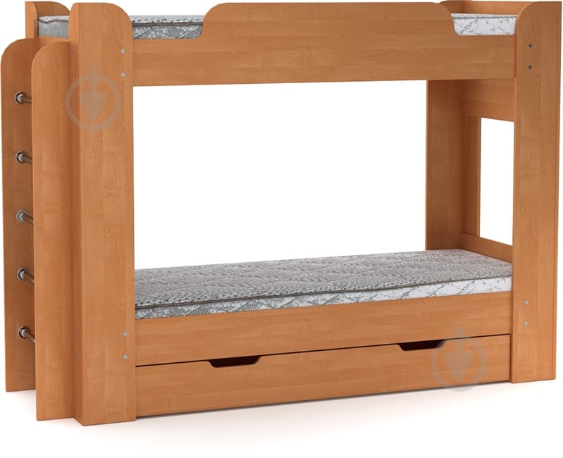 Кровать Компанит Твикс 70x190 см ольха - фото 1 Кровать Компанит Твикс 70x190 см ольха - фото 1