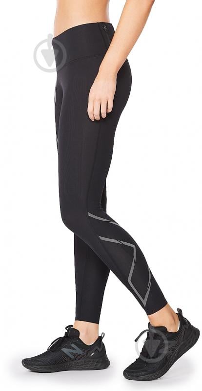 Тайтсы 2XU Light Speed Mid-Rise CompTight WA6523b_BLK/BRF р.XL черный - фото 4