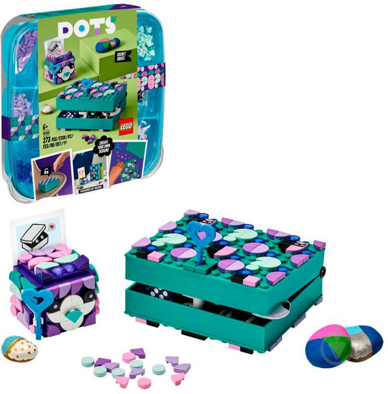 Конструктор LEGO DOTS Секретные Ящики 41925 - фото 12