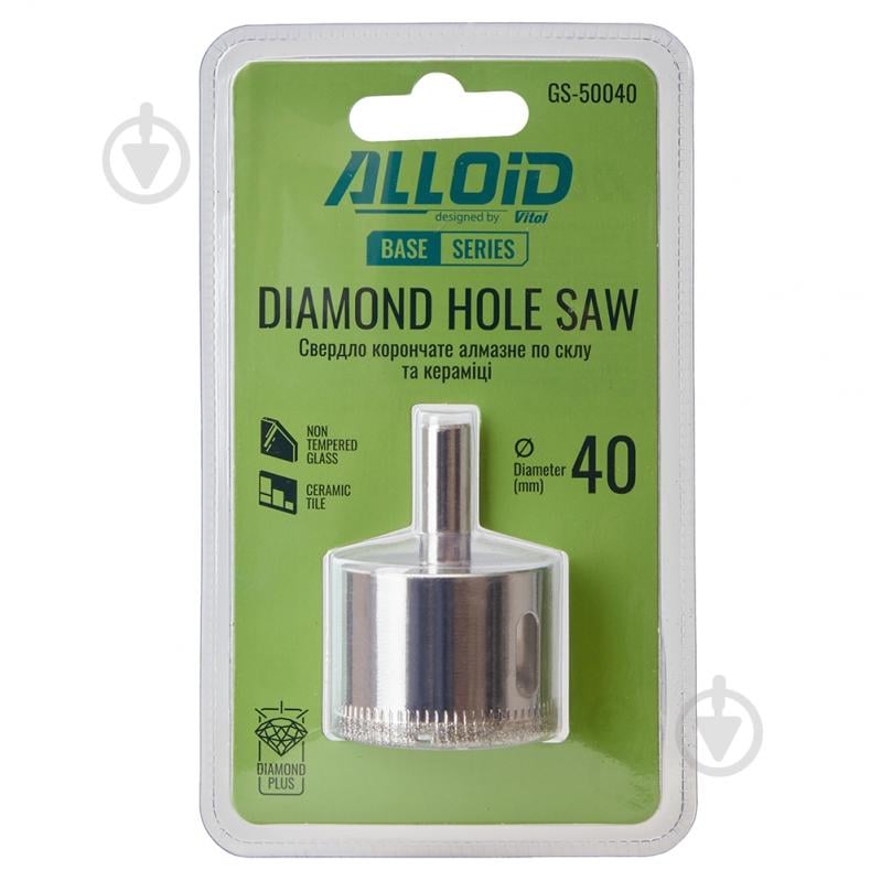 Сверло корончатое Alloid 40 мм GS-50040 - фото 3 Сверло корончатое Alloid 40 мм GS-50040 - фото 3