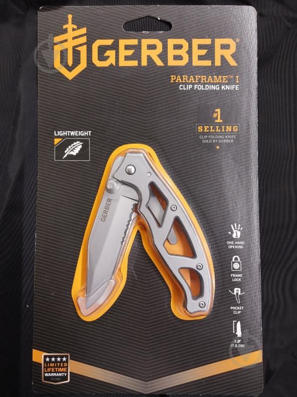 Ніж складаний Gerber Gear АКЦІЯ. Paraframe I SE (блістер) - фото 3