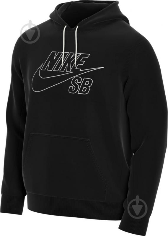 Джемпер Nike M NK SB PO HOODIE EMBROIDERY CI5844-010 р.S черный - фото 3