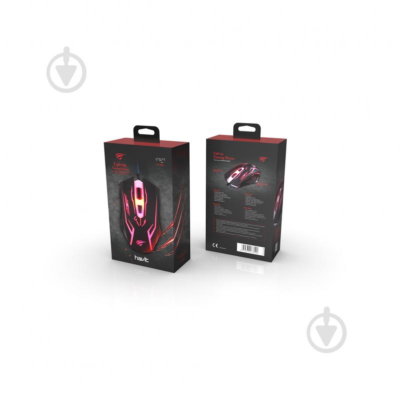 Мышка Havit MS-801 черная - фото 5