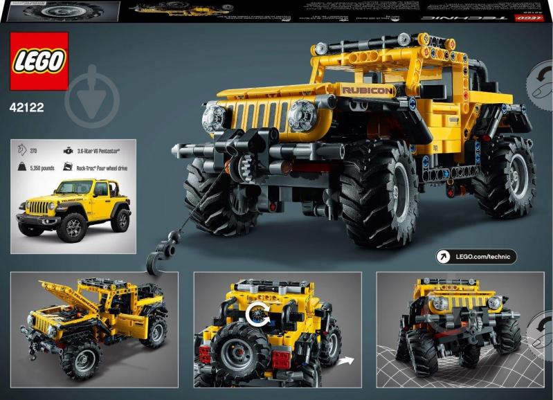 Конструктор LEGO Technic Jeep Wrangler 42122 - фото 3