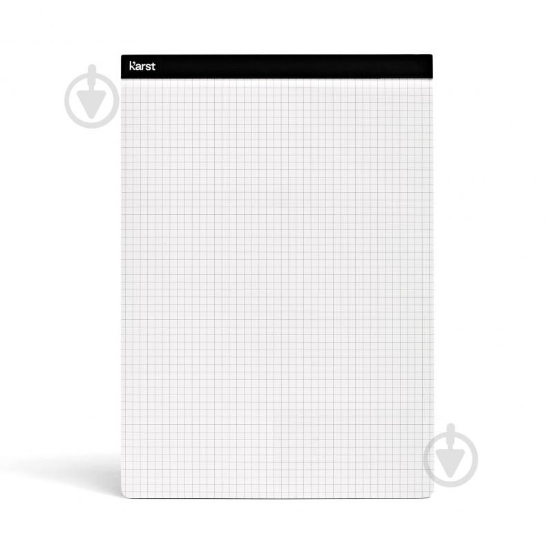 Нотатник Notepad A4 клітинка чорний Karst Stone Paper - фото 3 Нотатник Notepad A4 клітинка чорний Karst Stone Paper - фото 3