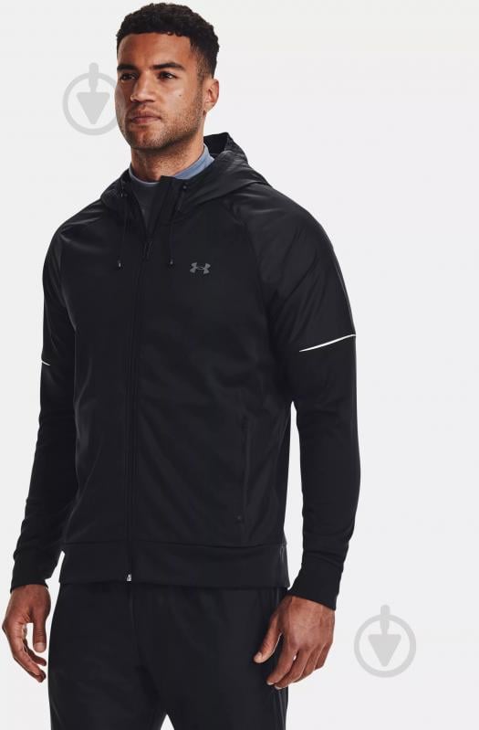 Джемпер Under Armour UA AF STORM FZ HOODIE 1373781-001 р.2XL черный - фото 1