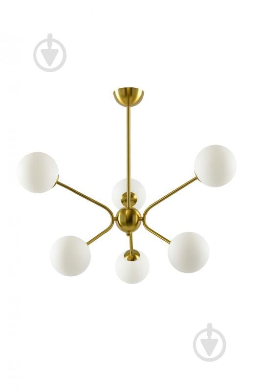 Люстра стельова Sensio Lunaria 6xG9 золото PR-PL321139-6 - фото 1