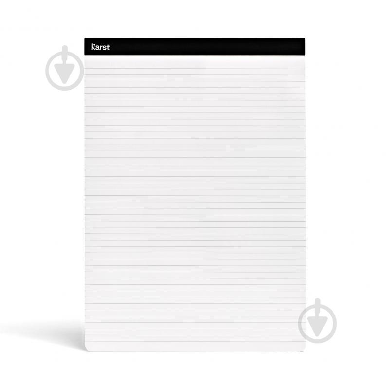 Нотатник Notepad A4 лінійка чорний Karst Stone Paper - фото 3