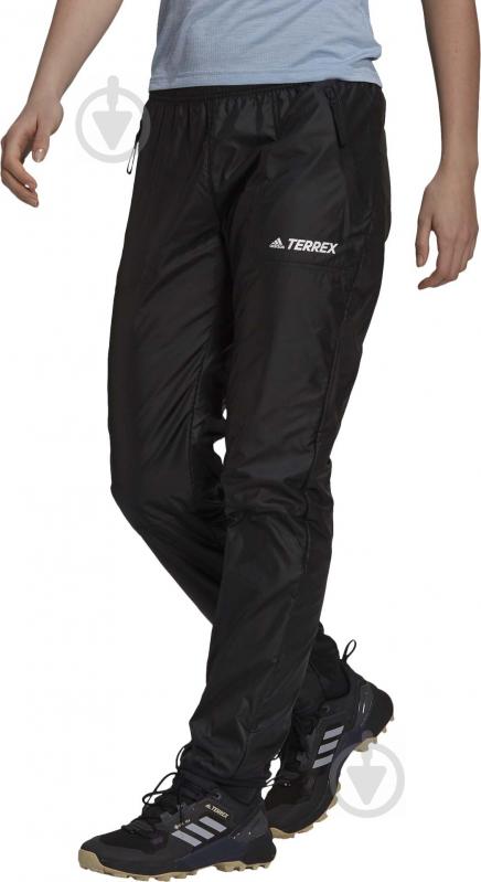 Штани Adidas W MT WIND PANT GU8962 р. 36 чорний - фото 1