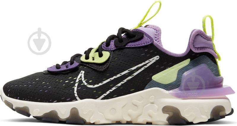 Кроссовки женские демисезонные Nike W NSW REACT VISION CI7523-002 р.38 черные - фото 5