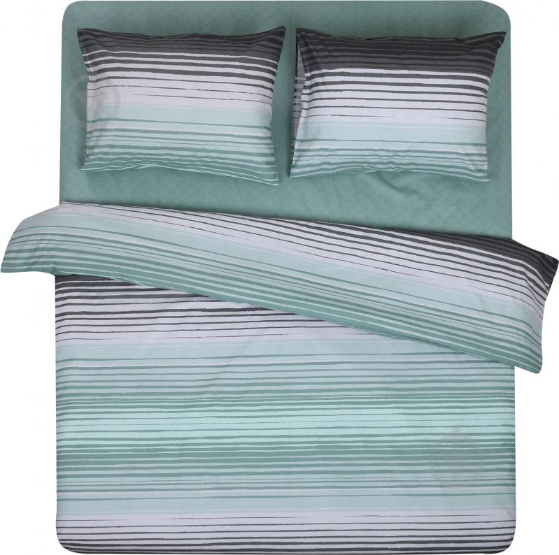 Комплект постельного белья Basic Стронг 2.0 зеленый La Nuit (без простыни) - фото 1 Комплект постельного белья Basic Стронг 2.0 зеленый La Nuit (без простыни) - фото 1