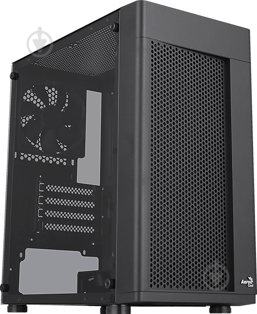 Корпус AeroCool Hexform-G-BK-v2 (ACCS-PV38033.11) Black без БП - фото 2