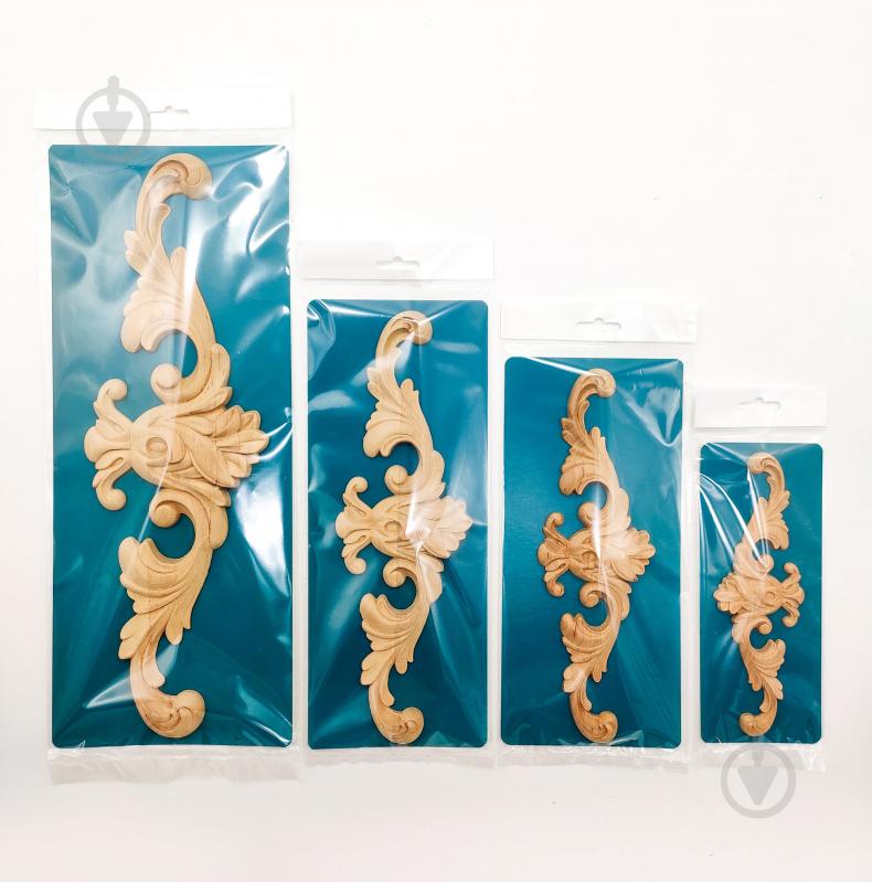 Декоративна панель дерев'яна горизонтальна 1 шт. DH.03.300 290х92x14 мм - фото 8 Декоративна панель дерев'яна горизонтальна 1 шт. DH.03.300 290х92x14 мм - фото 8