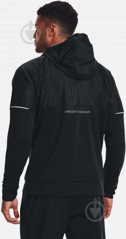 Джемпер Under Armour UA AF STORM FZ HOODIE 1373781-001 р.S-M чорний - фото 2