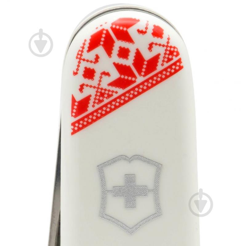 Ніж швейцарський Victorinox HUNTSMAN UKRAINE Вишиванка (15 інстр) Vx13713.7_T0051r - фото 3