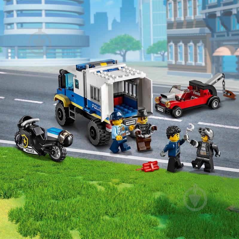 Конструктор LEGO City Транспорт для перевозки преступников 60276 - фото 10