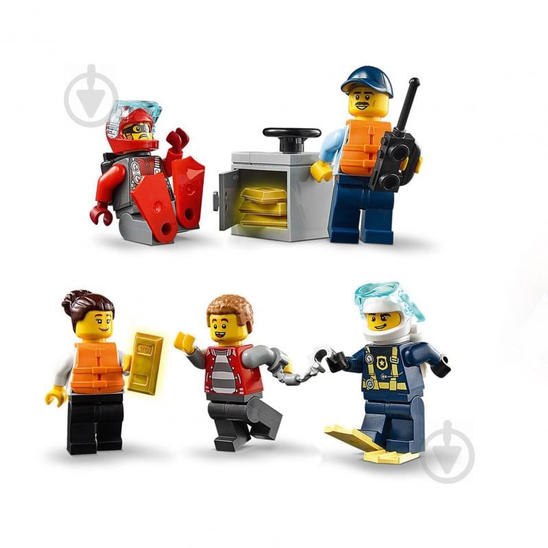 Конструктор LEGO City Катер полицейского патруля 60277 - фото 6