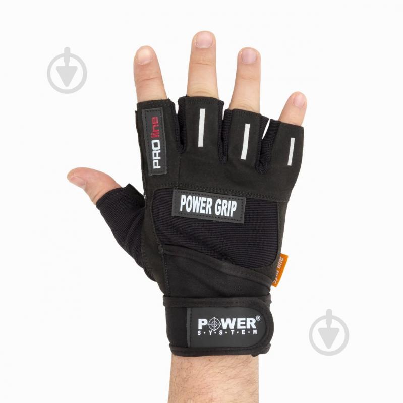 Рукавички для фітнесу Power System PS-2800 р. XS|36 чорний - фото 6
