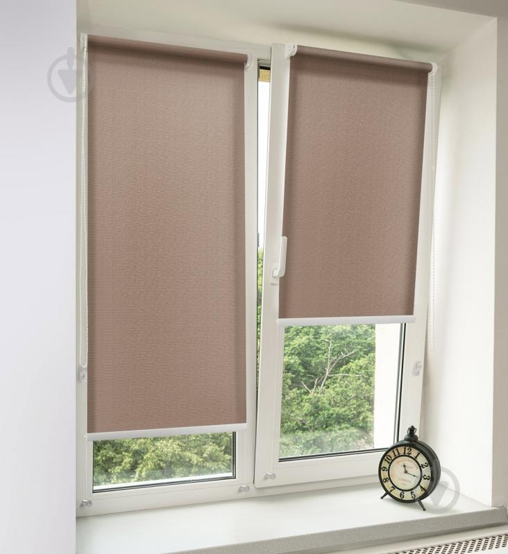 Ролета міні Rollotex ROYAL з фіксацією під нахил какао 45x150 см - фото 2 Ролета міні Rollotex ROYAL з фіксацією під нахил какао 45x150 см - фото 2