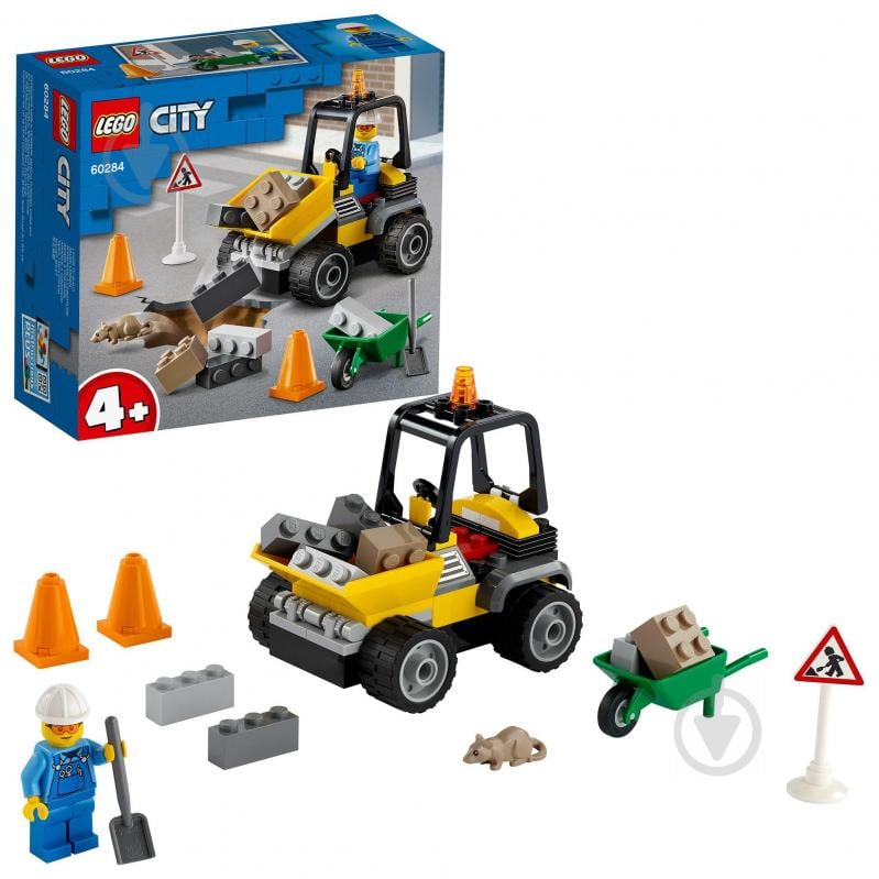 Конструктор LEGO City Автомобіль для дорожніх робіт 60284 - фото 10