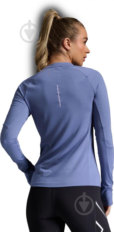 Футболка 2XU Ignition Base Layer L/S WR7319a_BST/HAF р.S синій - фото 2