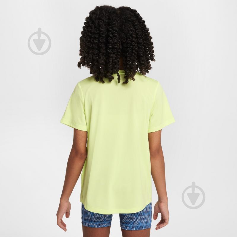 Футболка Nike G NK DF ONE STD SS TOP HBR FZ5600-736 р.M желтый - фото 2