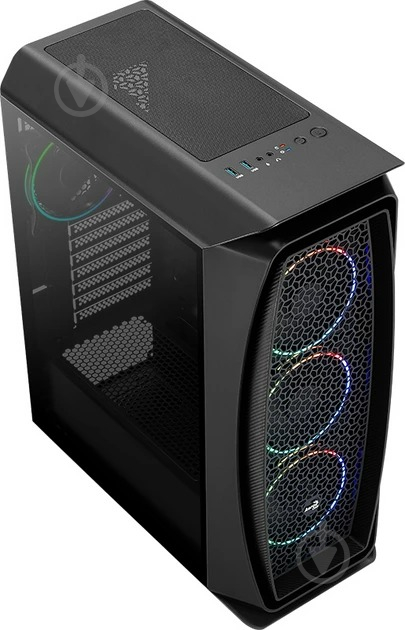 Корпус AeroCool Aero One Eclipse-G-BK-v1 (ACCM-PB17143.11) Black без БП - фото 2