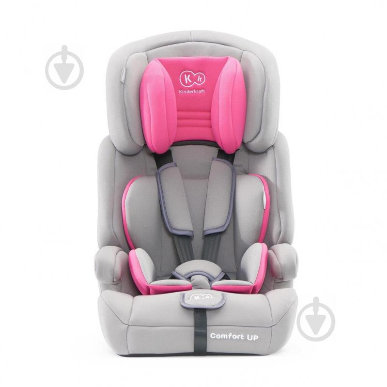 Автокресло Kinderkraft Comfort Up розовый pink 00-00158113 - фото 5