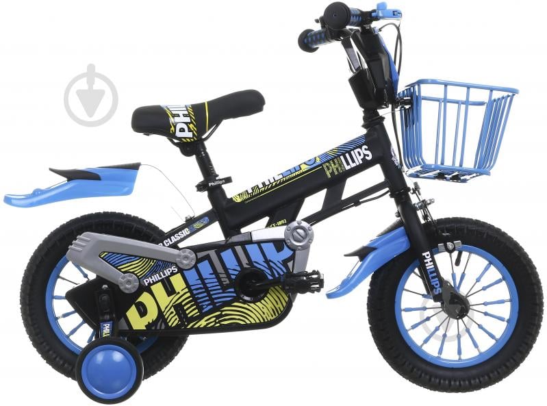 Велосипед дитячий MaxxPro kids 85% SKD чорний 12"BICYCLE - фото 2