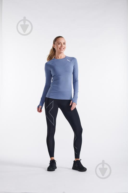 Футболка 2XU Ignition Base Layer L/S WR7319a_BST/HAF р.XL синий - фото 6