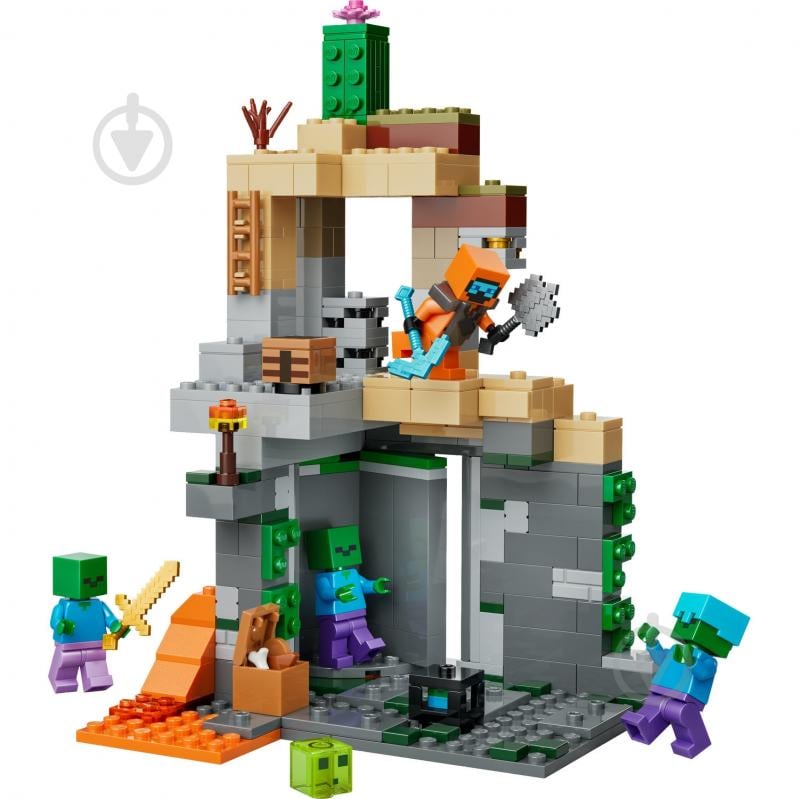 Конструктор LEGO Minecraft Подземелье зомби 21587 - фото 3