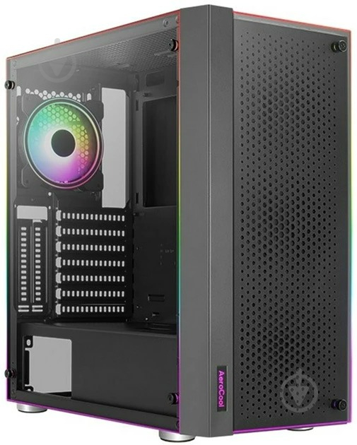 Корпус AeroCool Skribble-G-BK-v1 (ACCM-PB28033.11) Black без БЖ - фото 1