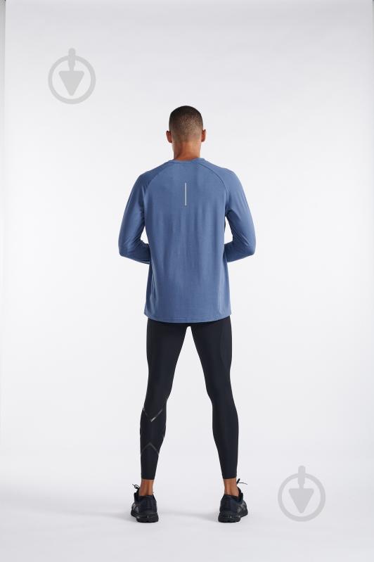 Футболка 2XU Ignition Base Layer L/S MR6827a_IND/SRF р.2XL синий - фото 2