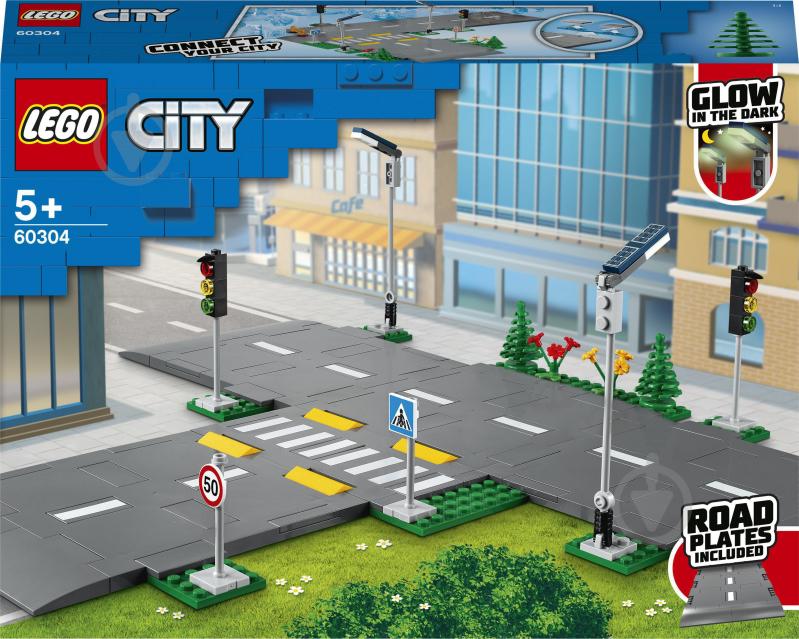 Конструктор LEGO City Дорожные пластины 60304 - фото 1