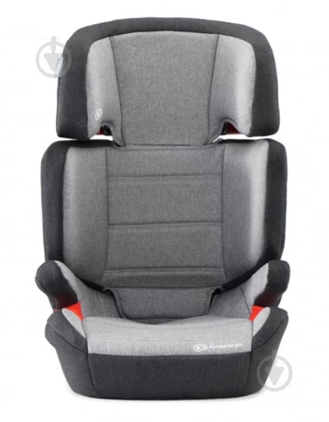 Автокрісло Kinderkraft Junior Fix чорний із сірим black/grey 00-00158330 - фото 1