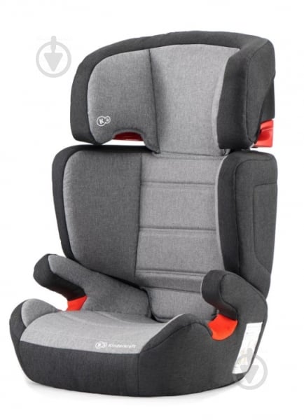 Автокрісло Kinderkraft Junior Fix чорний із сірим black/grey 00-00158330 - фото 2